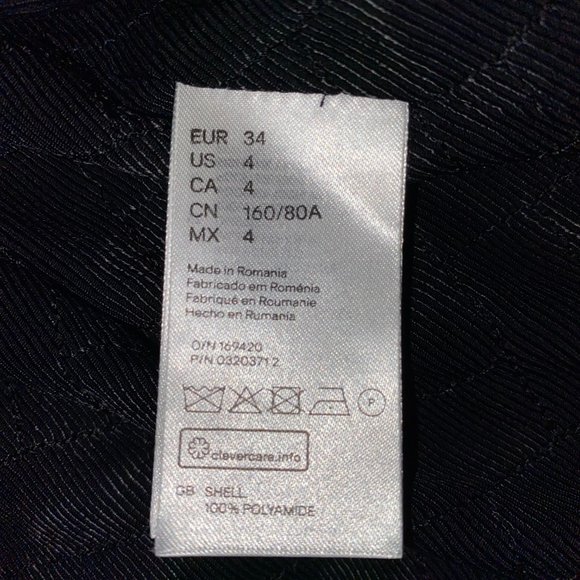 H&M Studio Fall 2015 AW15 Khaki Olive Green Quilted Bomber Jacket Size 4 - Picture 5 of 16